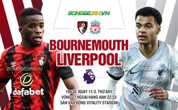 Hậu thắng đậm MU, Liverpool bất ngờ thua đội bét bảng Bournemouth