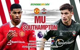 Nhận định MU vs Southampton (21h00 ngày 12/3): Lỗi tại Liverpool