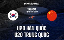 Nhận định U20 Hàn Quốc vs U20 Trung Quốc 17h00 ngày 12/3 (VCK U20 châu Á 2023)