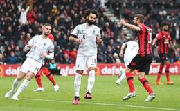 Thống kê Bournemouth 1-0 Liverpool: Lần đầu của Salah