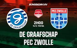 Nhận định De Graafschap vs PEC Zwolle 2h00 ngày 14/3 (Hạng 2 Hà Lan 2022/23)