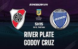 Nhận định River Plate vs Godoy Cruz 5h15 ngày 13/3 (VĐQG Argentina 2023)