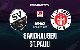 Nhận định Sandhausen vs St Pauli 19h30 ngày 19/3 (Hạng 2 Đức 2022/23)