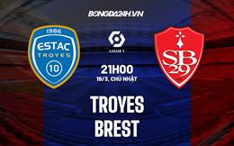 Nhận định - dự đoán Troyes vs Brest 21h00 ngày 19/3 (VĐQG Pháp 2022/23)