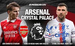 Nhận định Arsenal vs Crystal Palace (21h00 ngày 19/3): Đừng đùa với “Đại bàng”