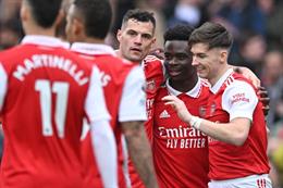 Bukayo Saka nể phục màn thể hiện của đồng đội trước Crystal Palace