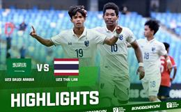 Video tổng hợp: Saudi Arabia 2-2 Thái Lan (U23 Doha Cup 2023)