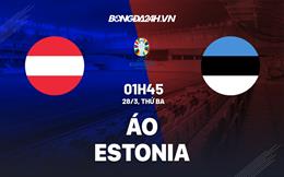 Nhận định bóng đá Áo vs Estonia 1h45 ngày 28/3 (Vòng loại Euro 2024)