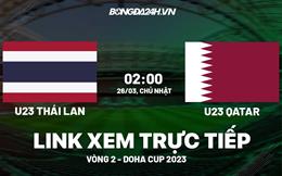 Trực tiếp Thái Lan vs Qatar U23 Doha Cup 2023 xem trên kênh nào?