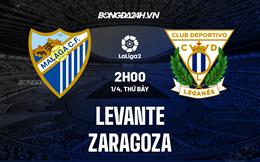 Nhận định Levante vs Zaragoza 2h00 ngày 1/4 (Hạng 2 Tây Ban Nha 2022/23)