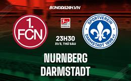 Nhận định Nurnberg vs Darmstadt 23h30 ngày 31/3 (Hạng 2 Đức 2022/23)