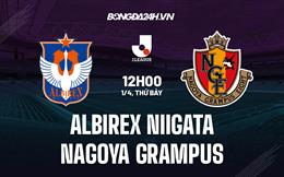 Nhận định Albirex Niigata vs Nagoya Grampus 12h00 ngày 1/4 (VĐQG Nhật Bản 2023)