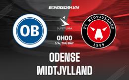 Nhận định Odense vs Midtjylland 00h00 ngày 1/4 (VĐQG Đan Mạch 2022/23)