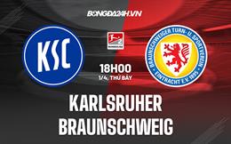 Nhận định Karlsruher vs Braunschweig 18h00 ngày 1/4 (Hạng 2 Đức 2022/23)