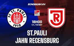 Nhận định St.Pauli vs Jahn Regensburg 18h00 ngày 1/4 (Hạng 2 Đức 2022/23)