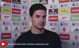 HLV Arteta hết lời ngợi khen Jesus sau thắng lợi của Arsenal