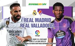 Nhận định Real Madrid vs Valladolid (21h15 ngày 2/4): Bám đuổi trong vô vọng