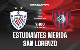 Nhận định Estudiantes Merida vs San Lorenzo 7h00 ngày 5/4 (Copa Sudamericana 2023)