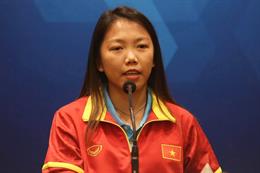 Huỳnh Như quyết tâm giành chiến thắng trước Nepal