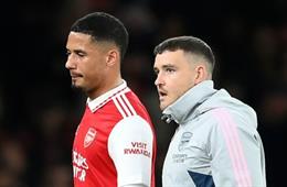 Arsenal nguy cơ mất Saliba ở hai trận đại chiến sắp tới