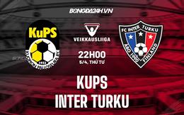 Nhận định KuPS vs Inter Turku 22h00 ngày 5/4 (VĐQG Phần Lan 2023)