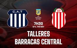 Nhận định Talleres vs Barracas Central 7h30 ngày 8/4 (VĐQG Argentina 2023)