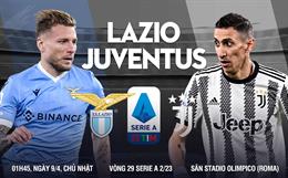 Nhận định bóng đá Lazio vs Juventus 1h45 ngày 9/4 (Serie A 2022/23)