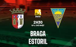 Nhận định bóng đá Braga vs Estoril 2h30 ngày 9/4 (VĐQG Bồ Đào Nha 2022/23)