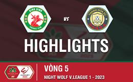 Video tổng hợp: Bình Định - Thanh Hóa (Vòng 5 V-League 2023)