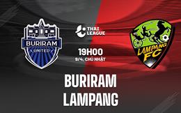 Nhận định Buriram vs Lampang 19h00 ngày 9/4 (VĐQG Thái Lan 2023)