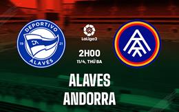 Nhận định Alaves vs Andorra 2h00 ngày 11/04 (Hạng 2 Tây Ban Nha 2022/23)