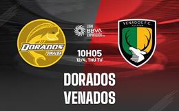 Nhận định Dorados vs Venados 10h05 ngày 12/4 (Hạng 2 Mexico 2023)