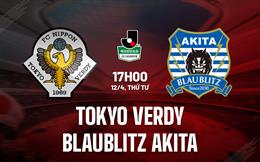 Nhận định Tokyo Verdy vs  Blaublitz Akita 17h00 ngày 12/4 (Hạng 2 Nhật 2023)