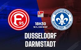 Nhận định Dusseldorf vs Darmstadt 18h30 ngày 16/4 (Hạng 2 Đức 2022/23)