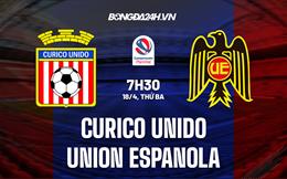 Nhận định Curico Unido vs Union Espanola 7h30 ngày 18/4 (VĐQG Chile 2023)