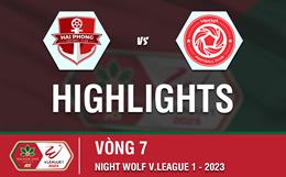 Highlights Hải Phòng - Viettel | Chia điểm tại Lạch Tray | Vòng 7 V.League 2023