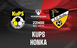 Nhận định - dự đoán KuPS vs Honka 22h00 ngày 19/4 (VĐQG Phần Lan 2023)