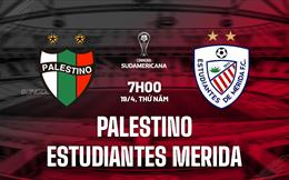 Nhận định Palestino vs Estudiantes Merida 7h00 ngày 19/4 (Copa Sudamericana 2023)