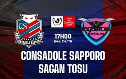 Nhận định Consadole Sapporo vs Sagan Tosu 17h00 ngày 19/4 (Cúp liên đoàn Nhật 2023)