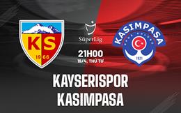 Nhận định Kayserispor vs Kasimpasa 21h00 ngày 19/4 (VĐQG Thổ Nhĩ Kỳ 2022/23)