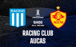 Nhận định Racing Club vs Aucas 5h00 ngày 21/4 (Copa Libertadores 2023)