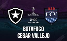 Nhận định Botafogo vs Cesar Vallejo 07h00 ngày 21/4 (Copa Sudamericana 2023)