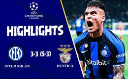 Video Inter Milan vs Benfica tứ kết C1: Rượt đuổi hấp dẫn