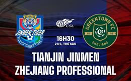 Nhận định Tianjin Jinmen vs Zhejiang Professional 16h40 ngày 21/4 (VĐQG Trung Quốc 2023)