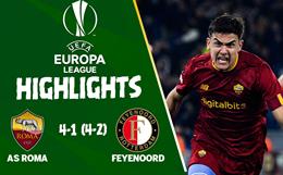 Video AS Roma vs Feyenoord kết quả tứ kết cúp C2 2023