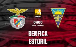 Nhận định Benfica vs Estoril 0h00 ngày 24/4 (VĐQG Bồ Đào Nha 2022/23)