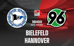 Nhận định Bielefeld vs Hannover 18h00 ngày 22/4 (Hạng 2 Đức 2022/23)