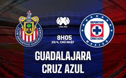 Nhận định Guadalajara vs Cruz Azul 8h05 ngày 23/4 (VĐQG Mexico 2022/23)