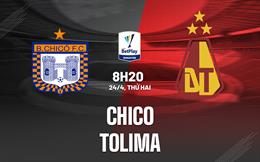 Nhận định bóng đá Chico vs Tolima 8h20 ngày 24/4 (VĐQG Colombia 2023)