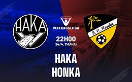 Nhận định Haka vs Honka 22h00 ngày 24/4 (VĐQG Phần Lan 2023)